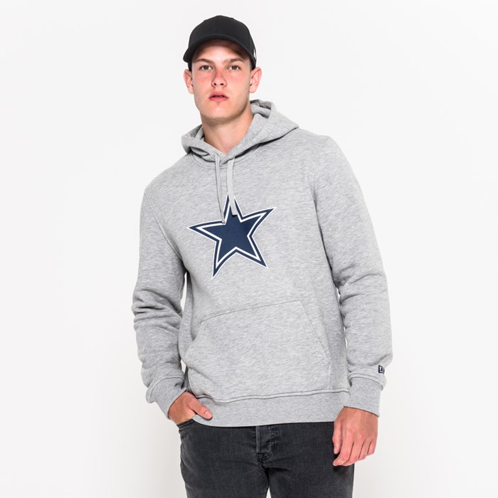 Dallas Cowboys Team Logo Miesten Hupparit Harmaat - New Era Vaatteet Tukkukauppa FI-762914